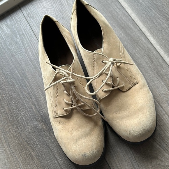 Women’s Rockport Made in Brazil Tan Lace-Up Shoes Leather - Picture 2 of 11